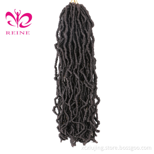 Wholesale  REINE 14" 36" 18 Inch Crochet Ombre 24 Inches  Locs Hair Faux Locs Synthetic Hair Extension Crochet Braiding Hair